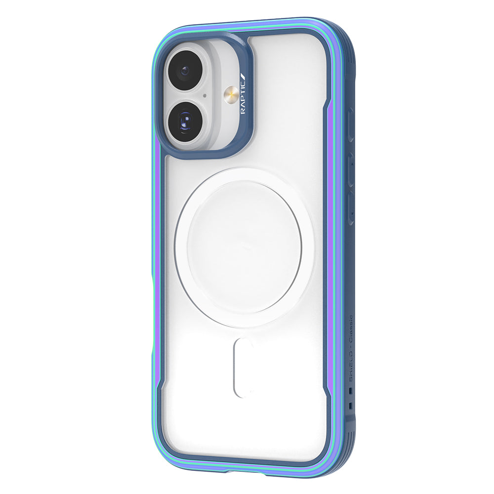 Apple iPhone 17 Kılıf M-safe Şarj Özellikli Airbagli Raptic Shield Serisi Şeffaf Arka Yüzey Kapak
