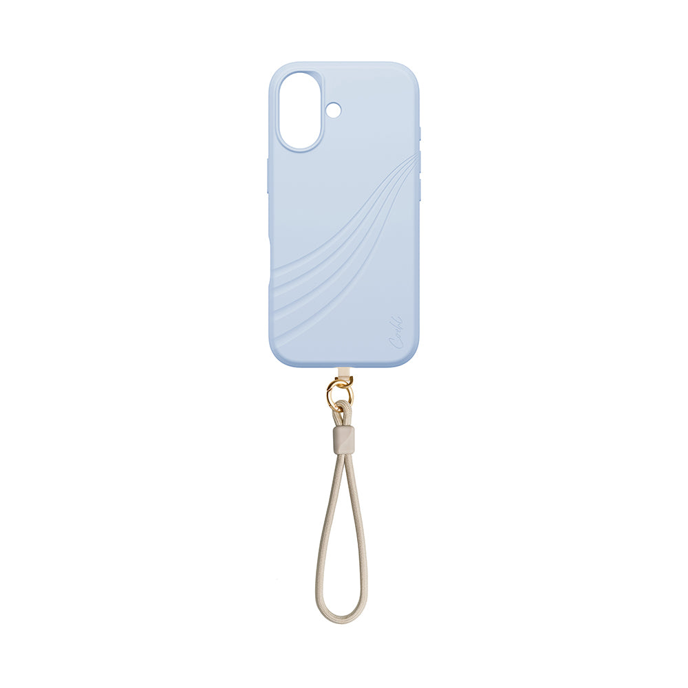 Apple iPhone 17 Kılıf M-safe Şarj Özellikli Soft Arka Yüzey Askı İpli Coehl Serina Kapak Pembe