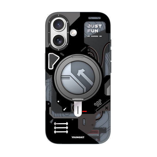 Apple iPhone 17 Kılıf M-safe Şarj Özellikli Youngkit Starship Serisi Kapak