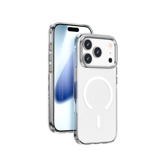 Apple iPhone 17 Pro Kılıf M-safe Şarj Özellikli Wiwu YXK-208 Invisible Ultra Sert PC Kapak