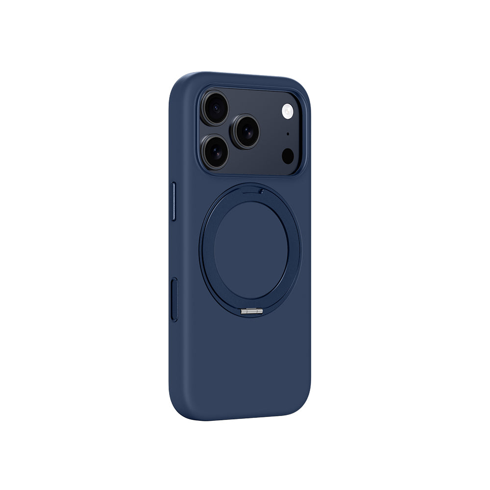 Apple iPhone 17 Pro Max Amazingthing Cloudie MagSpin 360 Derece Standlı M-Safe Kılıf Gri
