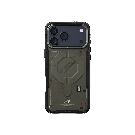 Apple iPhone 17 Pro Max Kılıf M-Safe Şarj Özellikli Airbag Tasarımlı Skinarma Vigor Kapak