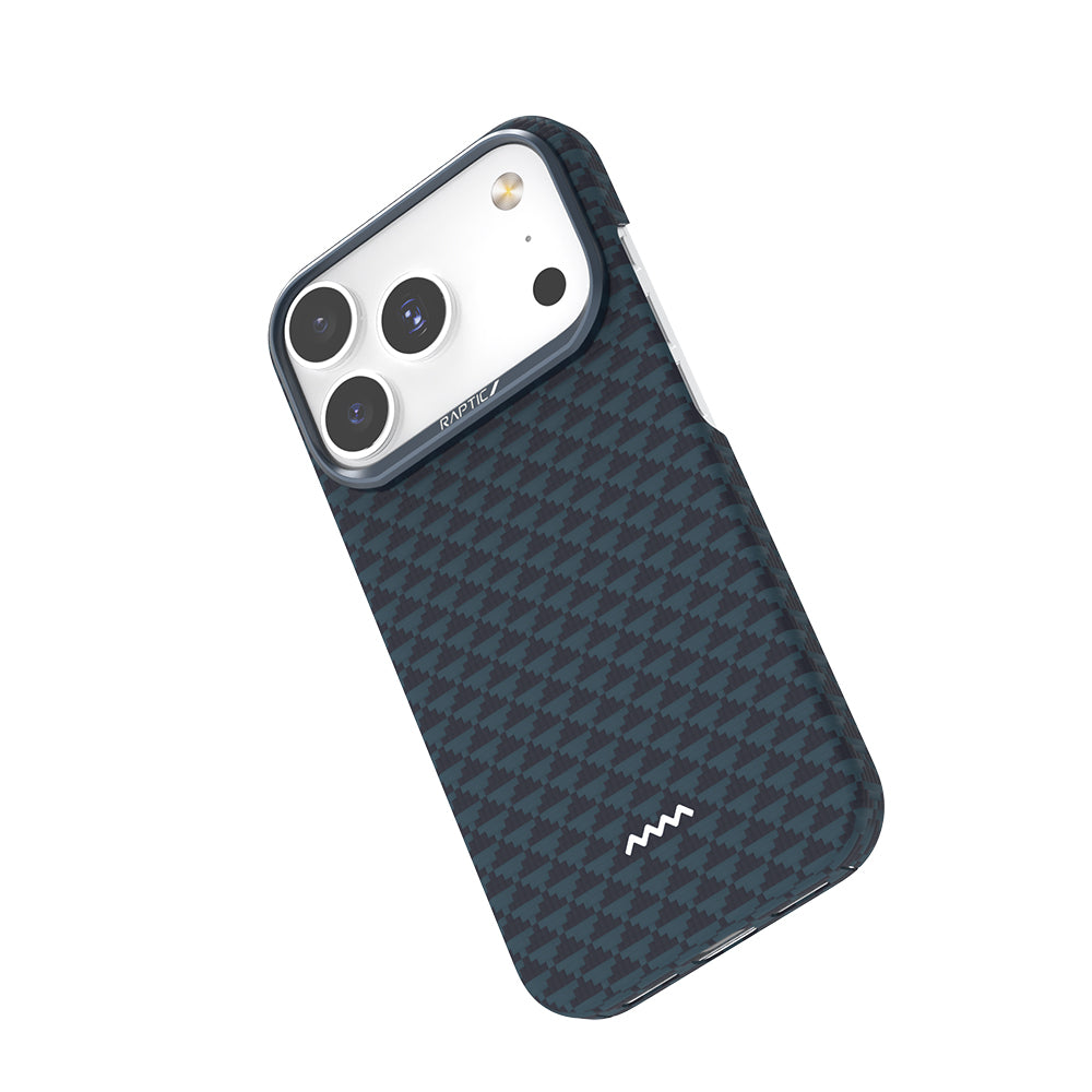 Apple iPhone 17 Pro Max Kılıf M-safe Şarj Özellikli Raptic Aramid Skin Origin Serisi Kapak Kırmızı