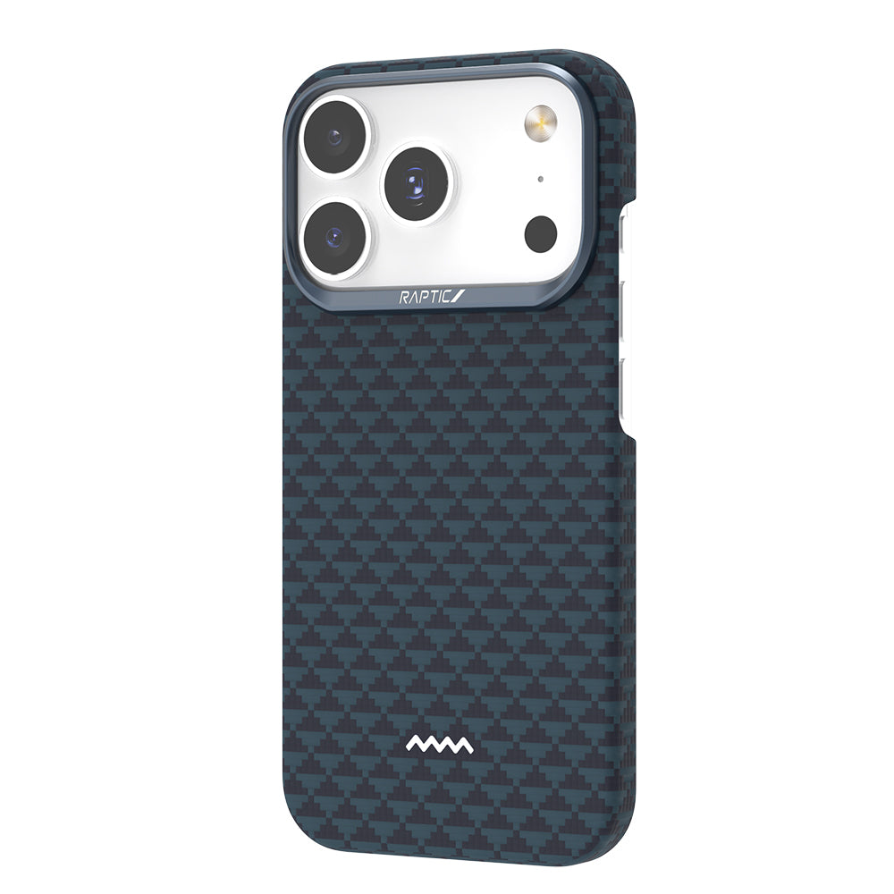 Apple iPhone 17 Pro Max Kılıf M-safe Şarj Özellikli Raptic Aramid Skin Origin Serisi Kapak Kırmızı