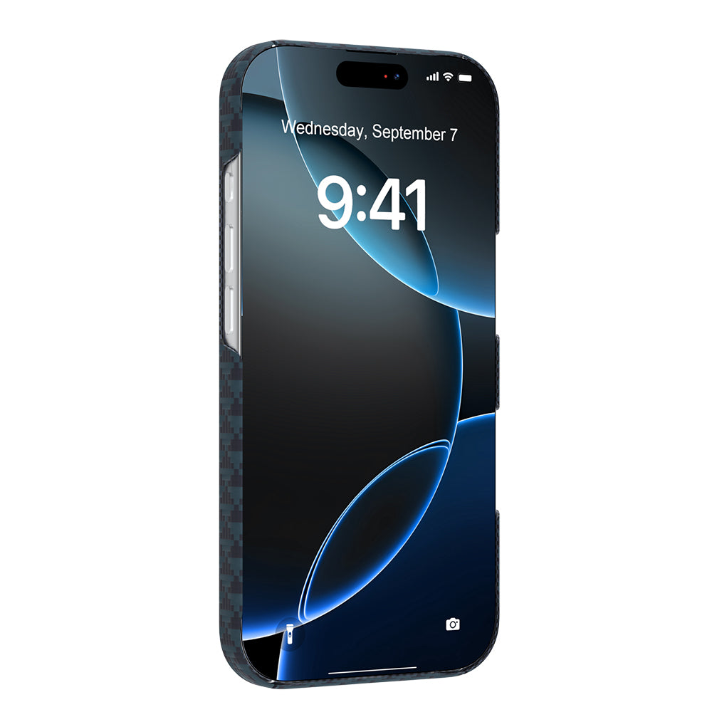 Apple iPhone 17 Pro Max Kılıf M-safe Şarj Özellikli Raptic Aramid Skin Origin Serisi Kapak Kırmızı