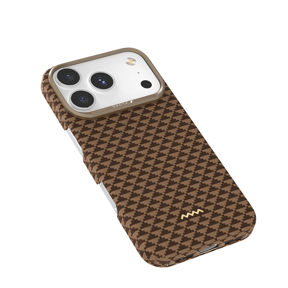 Apple iPhone 17 Pro Max Kılıf M-safe Şarj Özellikli Raptic Aramid Skin Origin Serisi Kapak Lacivert