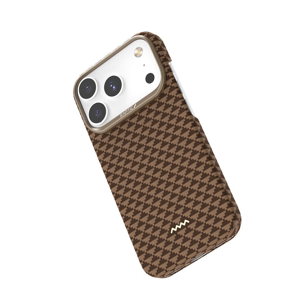 Apple iPhone 17 Pro Max Kılıf M-safe Şarj Özellikli Raptic Aramid Skin Origin Serisi Kapak Lacivert