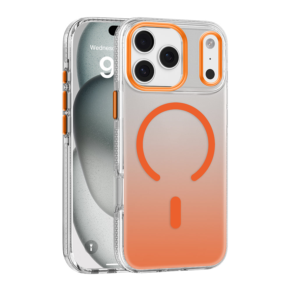 Apple iPhone 17 Pro Max Kılıf M-safe Şarj Özellikli Sararmaya Karşı Dayanıklı Mutural Icesense Serisi Kapak