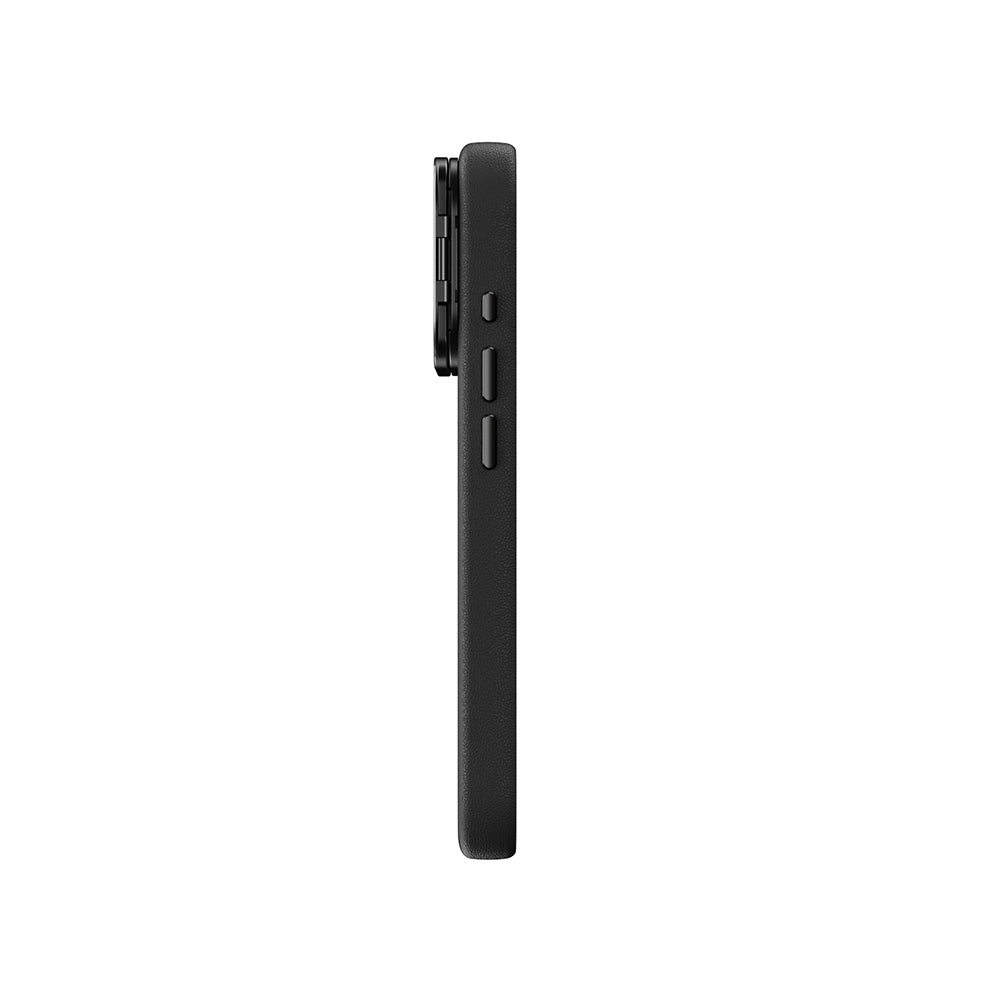 Apple iPhone 17 Pro Max Kılıf M-safe Şarj Özellikli Standlı Amazingthing Glamour Mag Serisi PU Kapak Gri