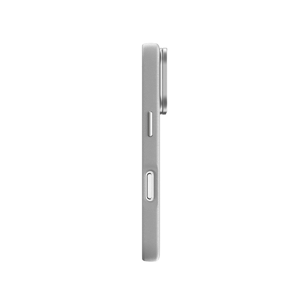 Apple iPhone 17 Pro Max Kılıf M-safe Şarj Özellikli Standlı Amazingthing Glamour Mag Serisi PU Kapak Gri