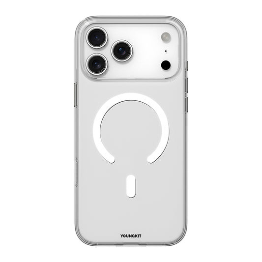 Apple iPhone 17 Pro Max Kılıf M-safe Şarj Özellikli Youngkit Clear Serisi Kapak