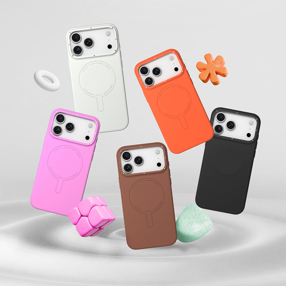 Apple iPhone 17 Pro Max Kılıf M-Safe Şarj Özellikli Youngkit Morandi Serisi Kapak Kahverengi