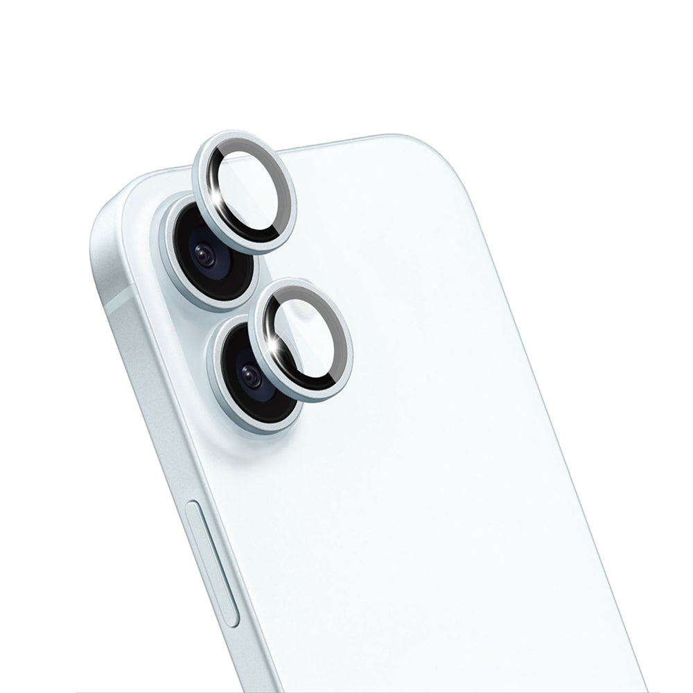 Apple iPhone 17 Wiwu LG-005 Falcon Anti Reflective Çizilmeye Karşı Dayanıklı Kamera Lens Koruyucu Açık Mavi