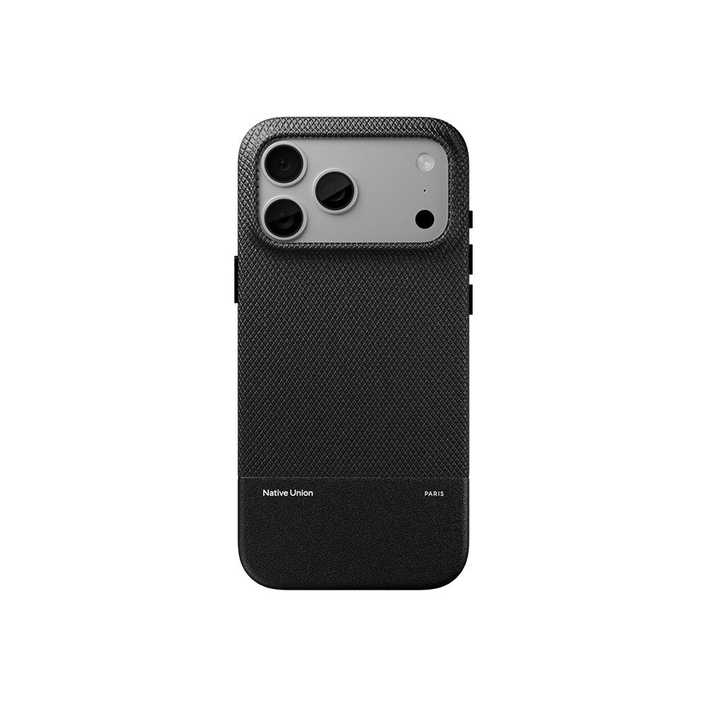 Apple iPhone 18 Pro Kılıf M-safe Şarj Özellikli Deri Dokulu Native Union RE Classic Serisi Kapak