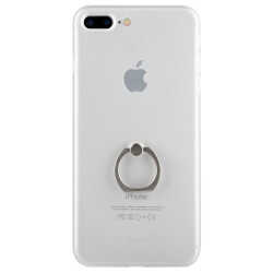 Apple iPhone 7 Plus Kılıf Benks Lollipop With Ring Kapak Beyaz