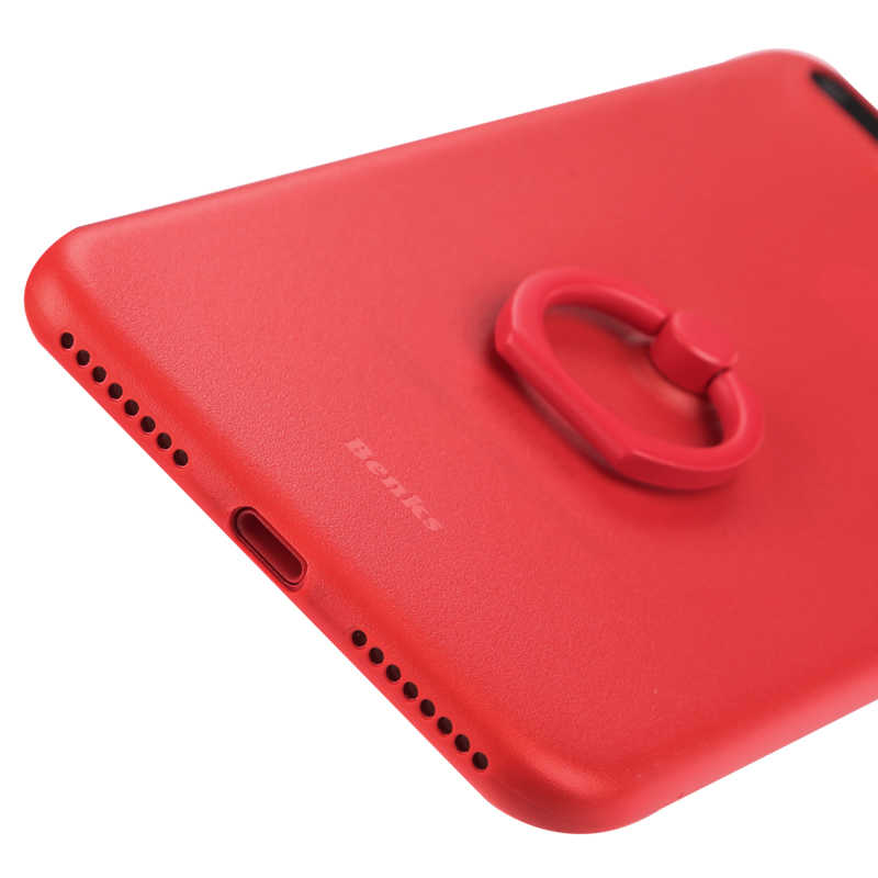 Apple iPhone 7 Plus Kılıf Benks Lollipop With Ring Kapak Beyaz
