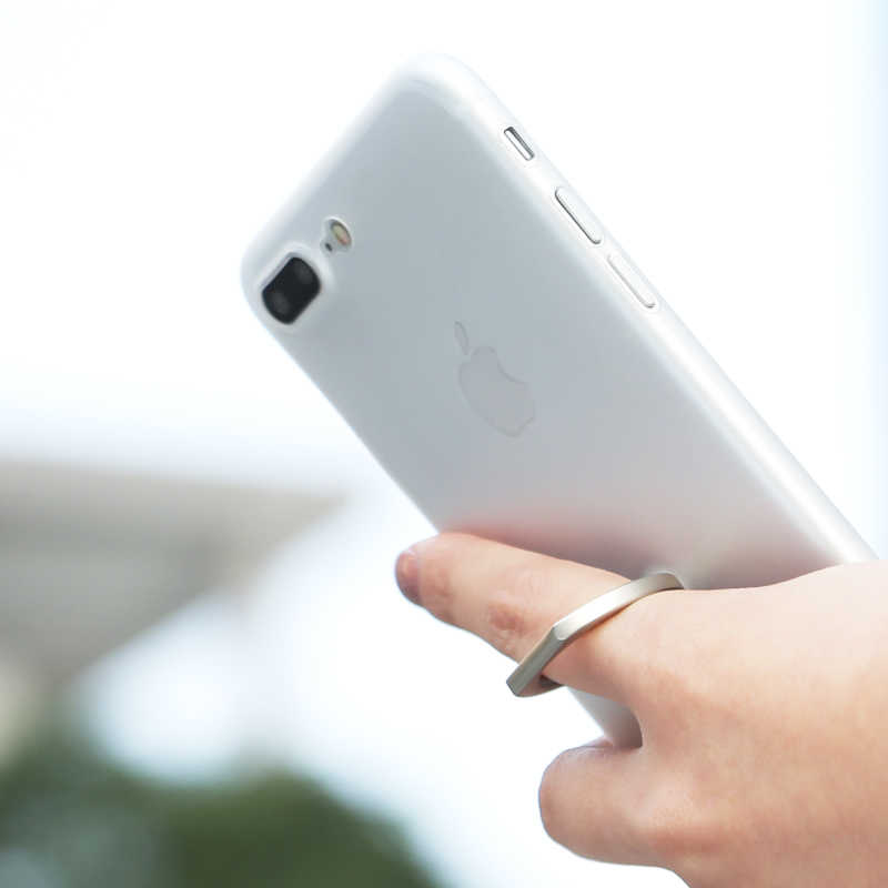 Apple iPhone 7 Plus Kılıf Benks Lollipop With Ring Kapak Beyaz