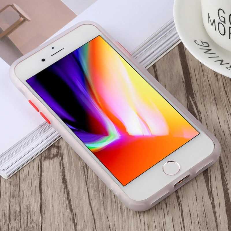 Apple iPhone 8 Kılıf Benks Magic Smooth Drop Resistance Kapak Kırmızı