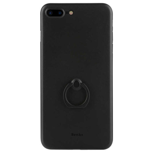 Apple iPhone 8 Plus Kılıf Benks Lollipop With Ring Kapak Kırmızı