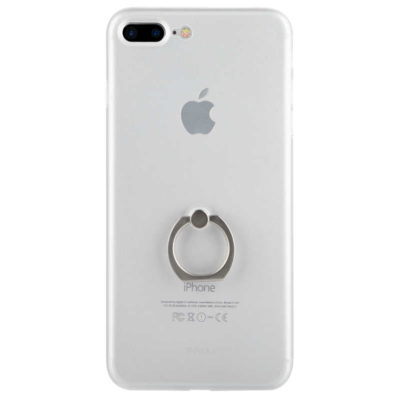 Apple iPhone 8 Plus Kılıf Benks Lollipop With Ring Kapak Beyaz