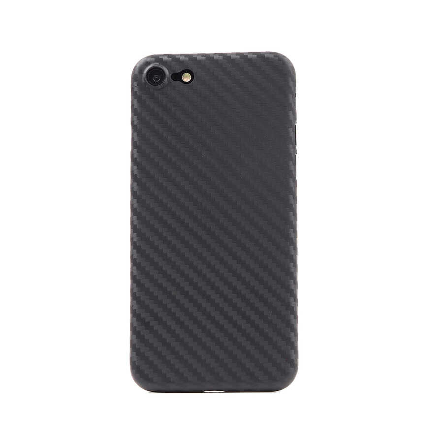 Apple iPhone SE 2020 Kılıf Wiwu Skin Carbon PP Kapak Siyah