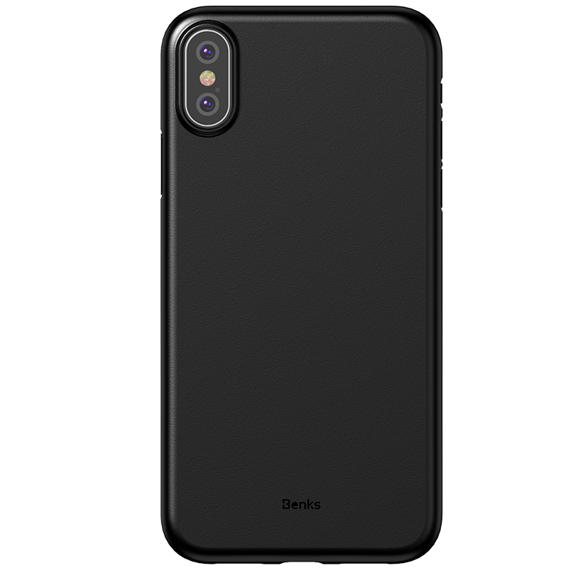 Apple iPhone X Kılıf Benks Lollipop Protective Kapak Transparan Beyaz