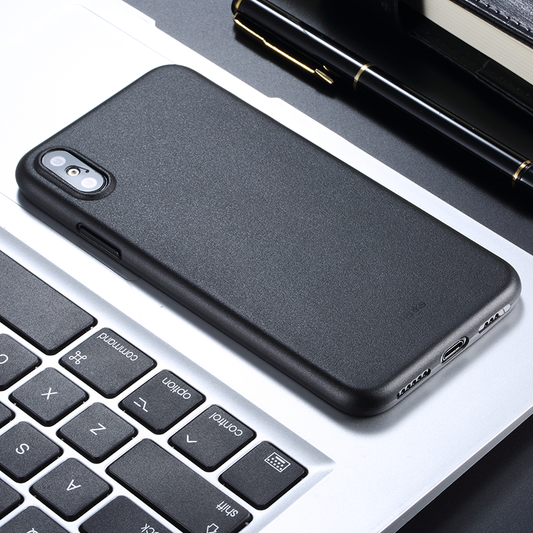 Apple iPhone X Kılıf Benks Lollipop Protective Kapak Transparan Siyah