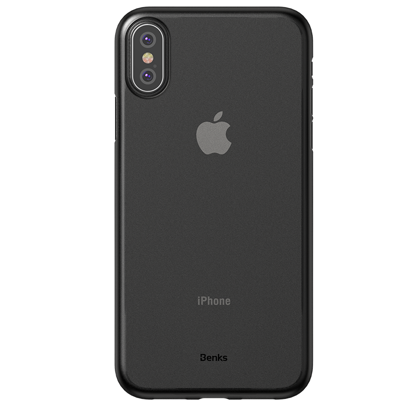 Apple iPhone X Kılıf Benks Lollipop Protective Kapak Siyah