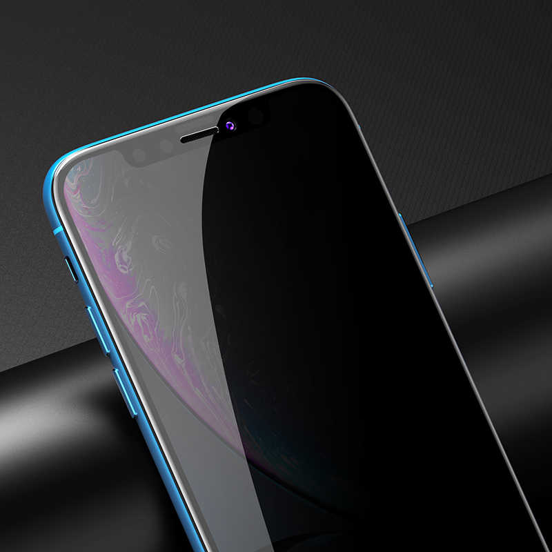 Apple iPhone XR 6.1 Benks 0.3mm V Pro Privacy Ekran Koruyucu Siyah