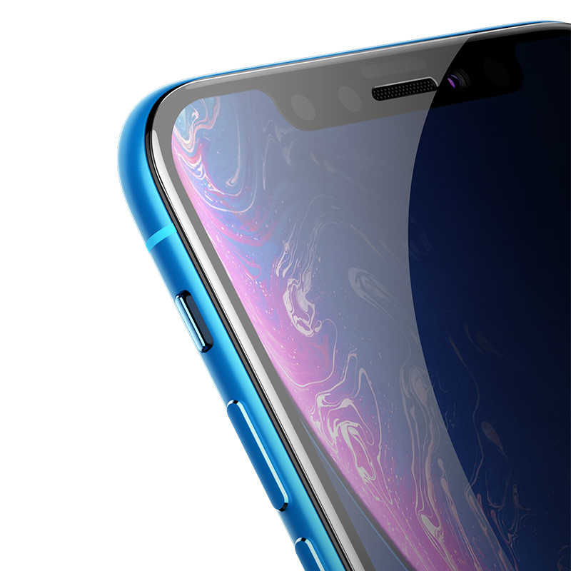 Apple iPhone XR 6.1 Benks 0.3mm V Pro Privacy Ekran Koruyucu Siyah