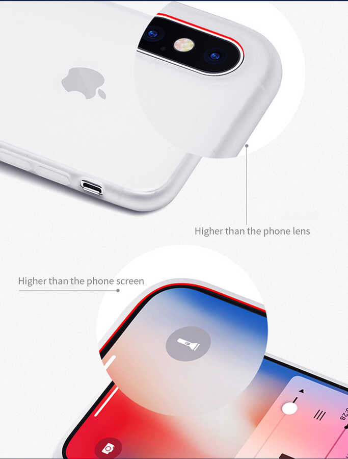Apple iPhone XS 5.8 Kılıf Wiwu Skin Nano PP Kapak Beyaz