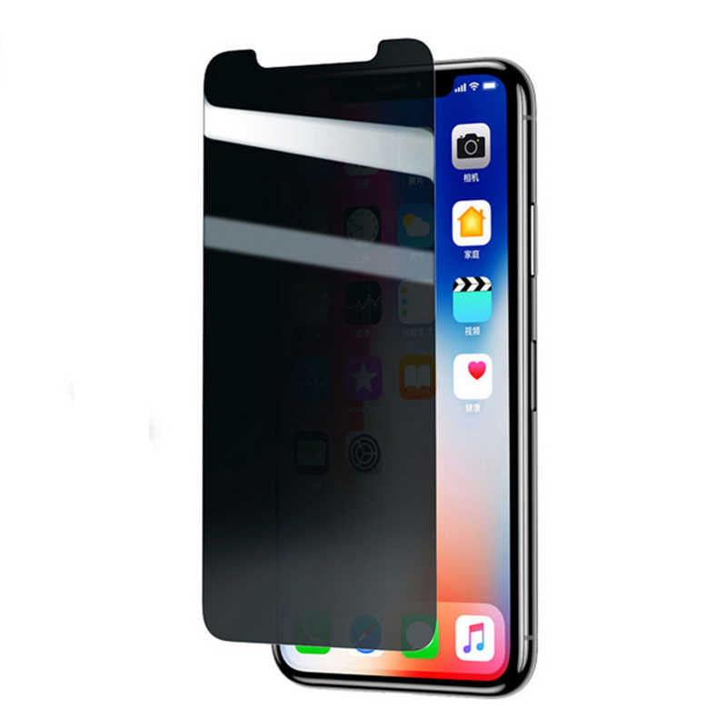 Apple iPhone XS 5.8 Zore Rika Premium Privacy Temperli Cam Ekran Koruyucu