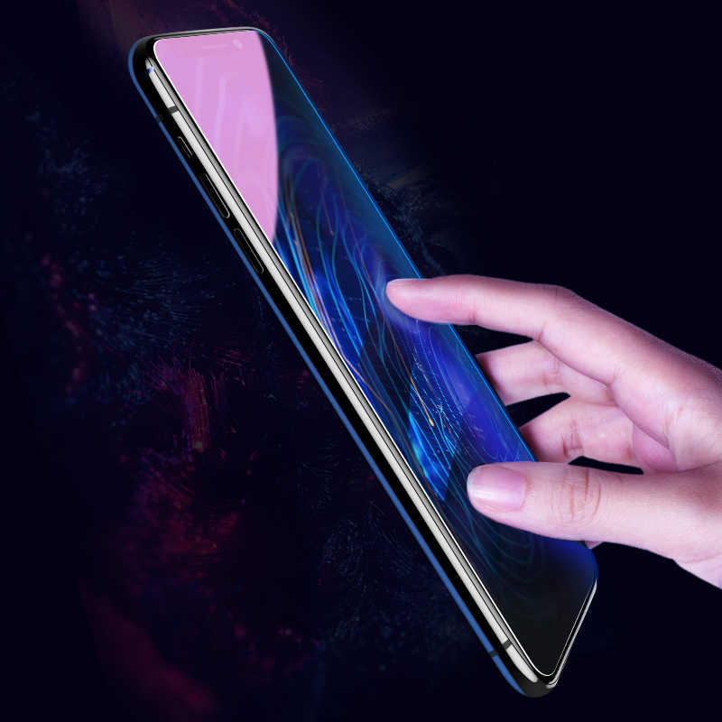 Apple iPhone XS Max 6.5 Benks 0.3mm V Pro Ekran Koruyucu Anti-Bluelight Siyah