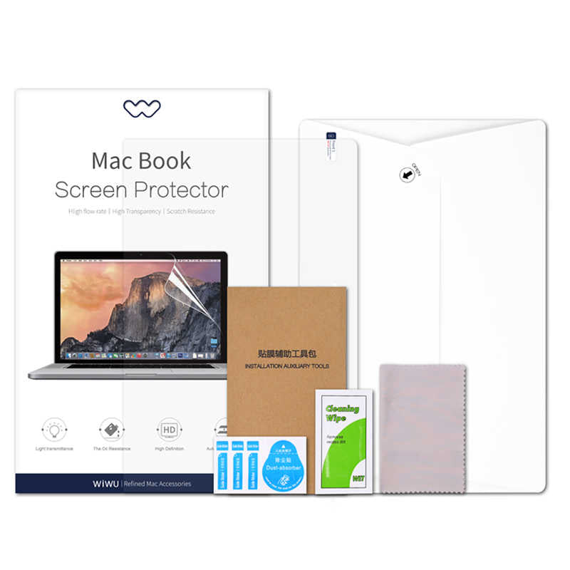 Apple Macbook 13.6' Air 2022 M2 A2681 Wiwu Parlak Ekran Koruyucu Renksiz