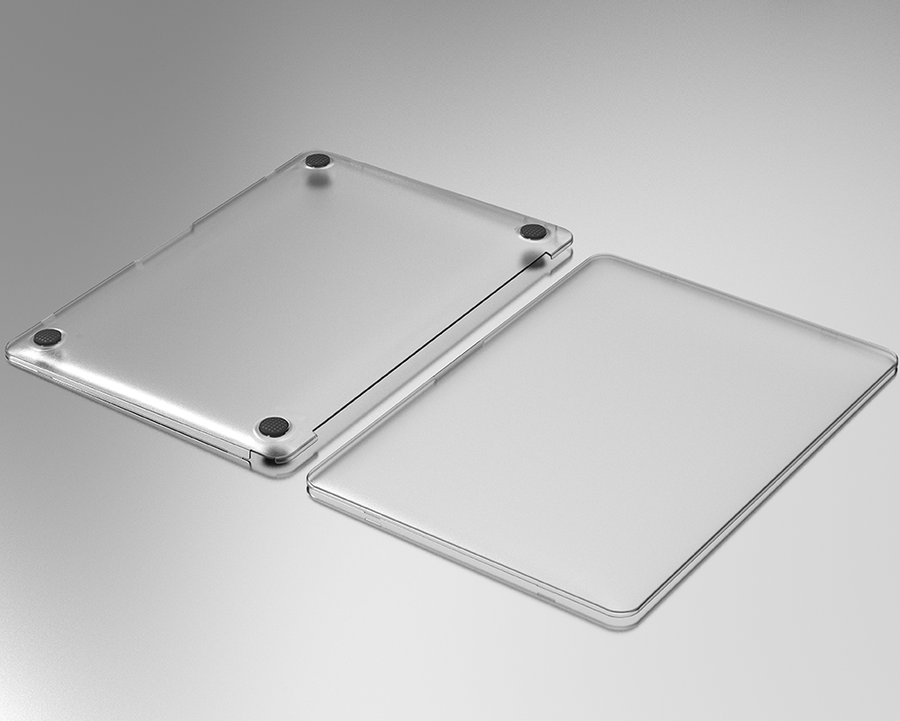 Apple Macbook 13.6′ Air M3 A3113 Wiwu Macbook iShield Hard Shell Kapak Siyah