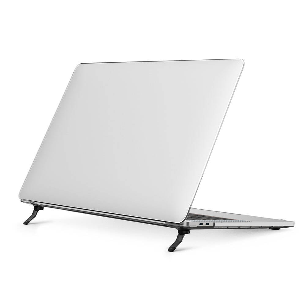 Apple Macbook 13.6" Air M3 A3113 Wiwu Macbook iShield Standlı Shield Kapak Beyaz