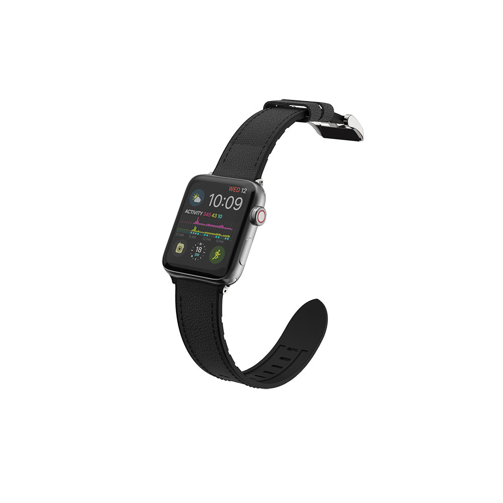 Apple Watch 40mm Raptic Hybrid Leather Serisi Deri Kordon Kahverengi