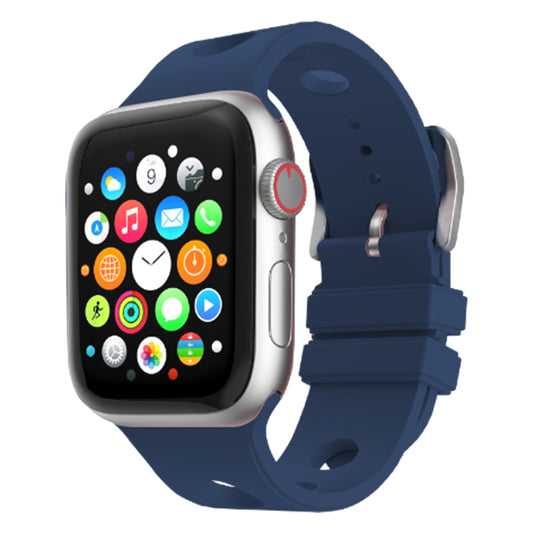 Apple Watch 42mm Delikli Tasarım Zore KRD-147 Silikon Kordon