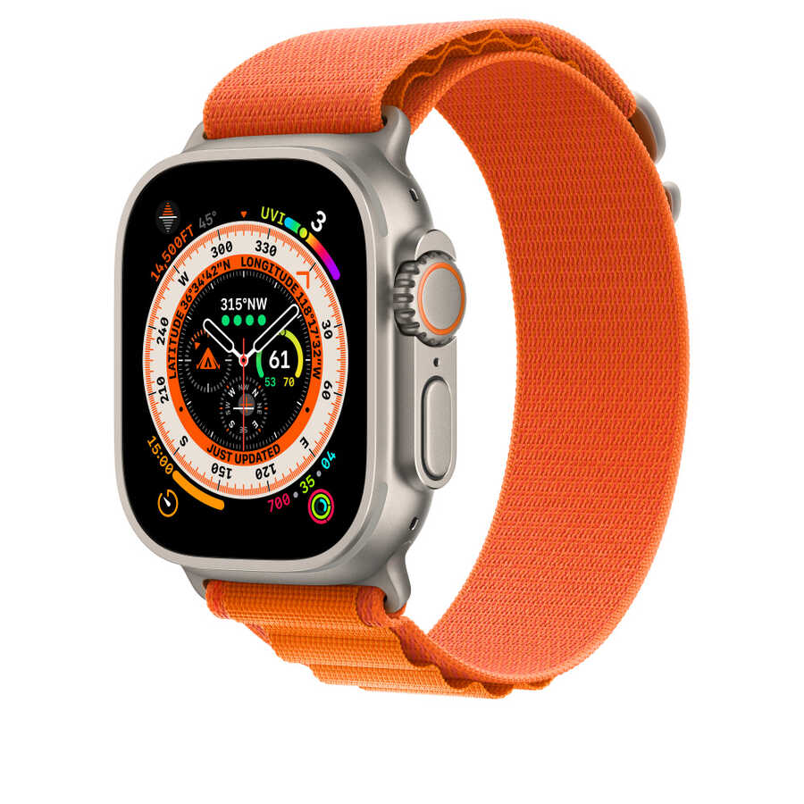 Apple Watch 42mm Kordon Wiwu WU-01 Hasır Örgü Strap Kayış Koyu Yeşil