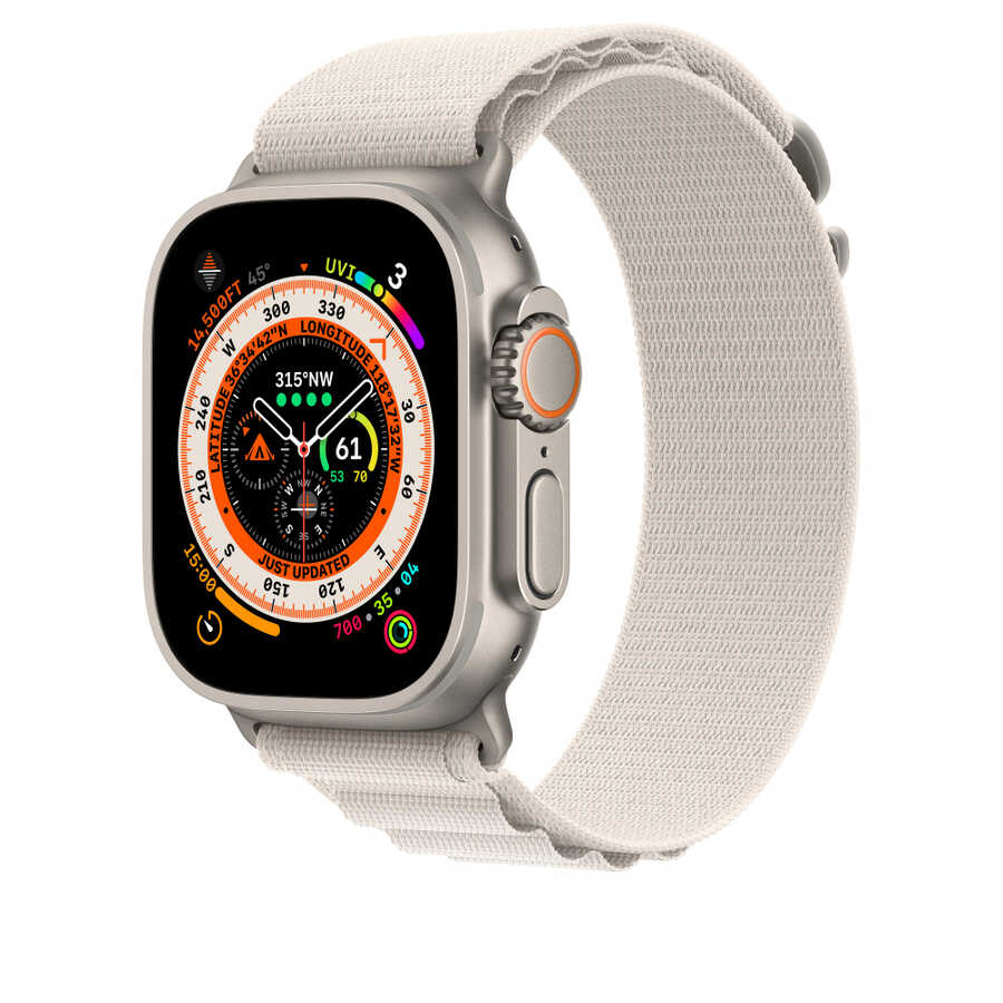 Apple Watch 42mm Kordon Wiwu WU-01 Hasır Örgü Strap Kayış Koyu Yeşil