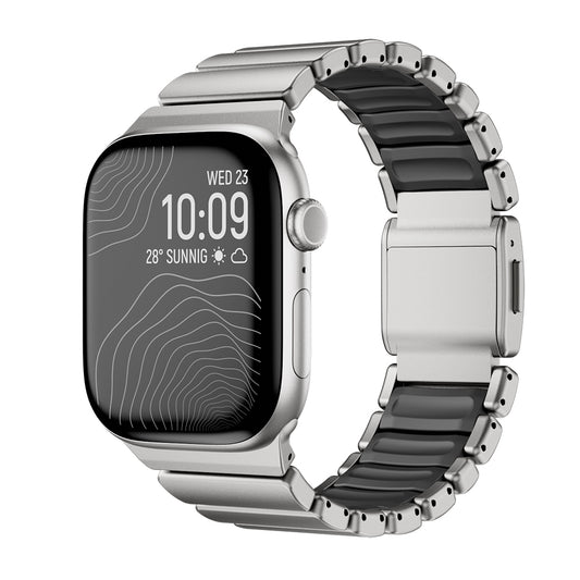 Apple Watch 42mm Zore KRD-149 Metal Silikon Kordon