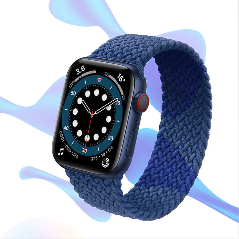 Apple Watch 44mm KRD-32 Medium Kordon Lila