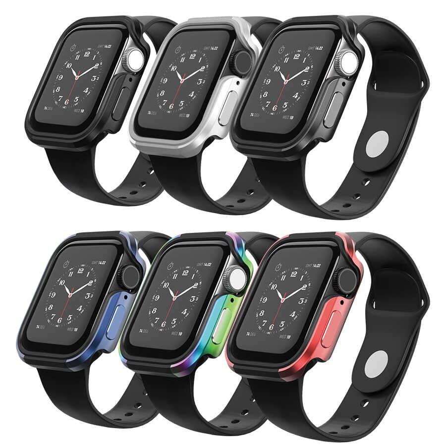 Apple Watch 44mm Wiwu Defense Watch Kapak Siyah