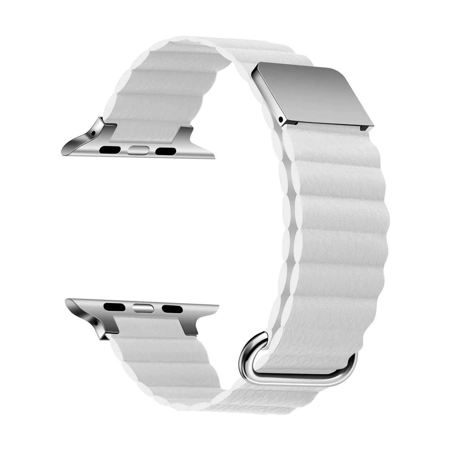 Apple Watch 7 41mm KRD-78 PU Deri Kordon Strap Kayış