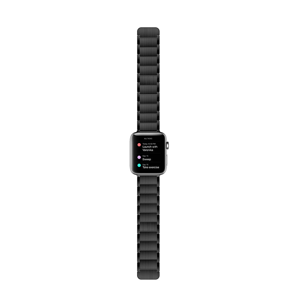 Apple Watch 7 41mm Raptic Classic Serisi Magnetik Metal Kordon Gümüş