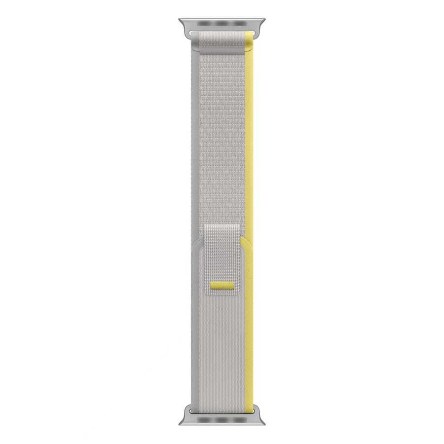 Apple Watch 7 41mm Wiwu Trail Loop Naylon Örgü İşlemeli Hasır Kordon Strap Kayış Gri-Mavi