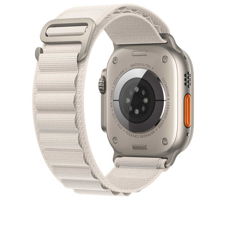 Apple Watch 7 45mm Kordon Wiwu WU-01 Hasır Örgü Strap Kayış Koyu Yeşil