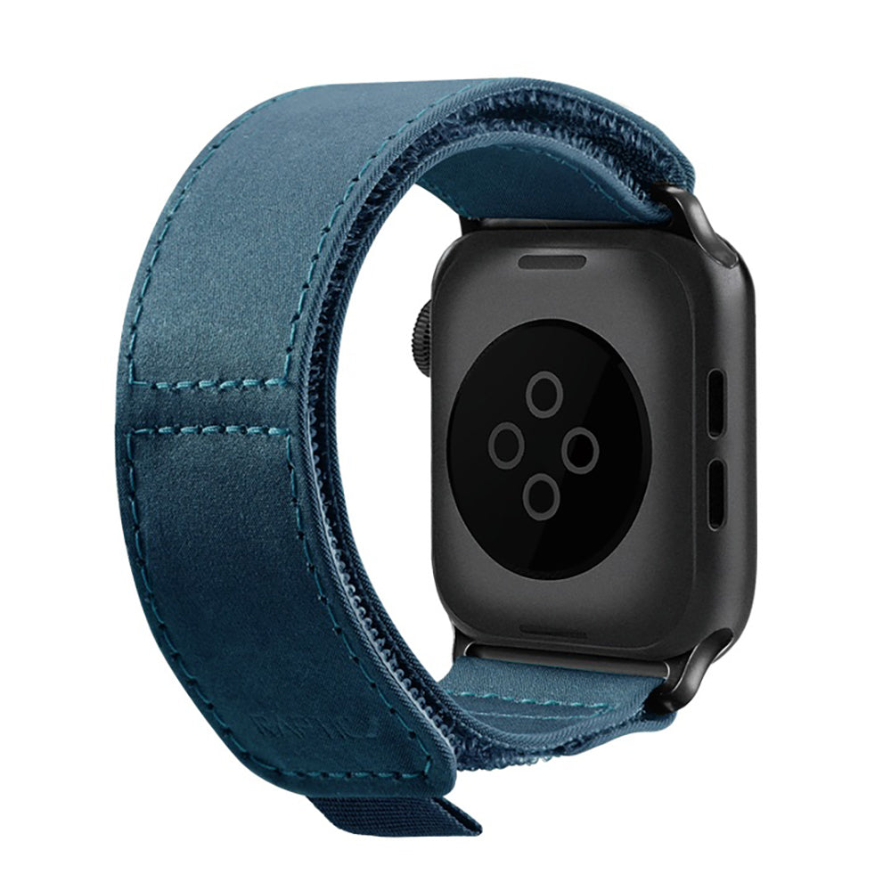 Apple Watch 7 45mm Raptic Canvas Serisi Kumaş Kordon Lacivert