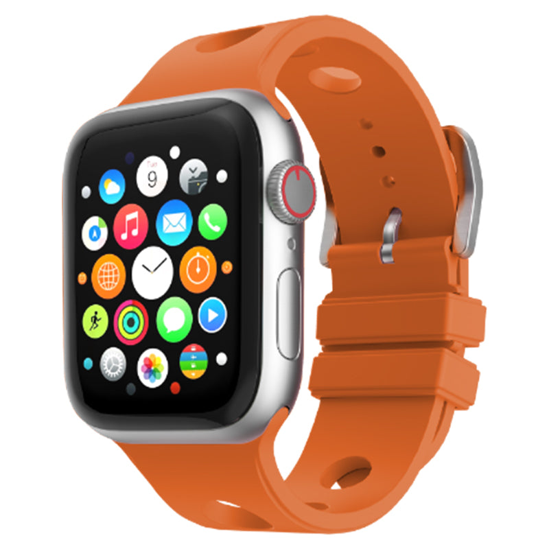 Apple Watch Ultra 49mm Delikli Tasarım Zore KRD-147 Silikon Kordon