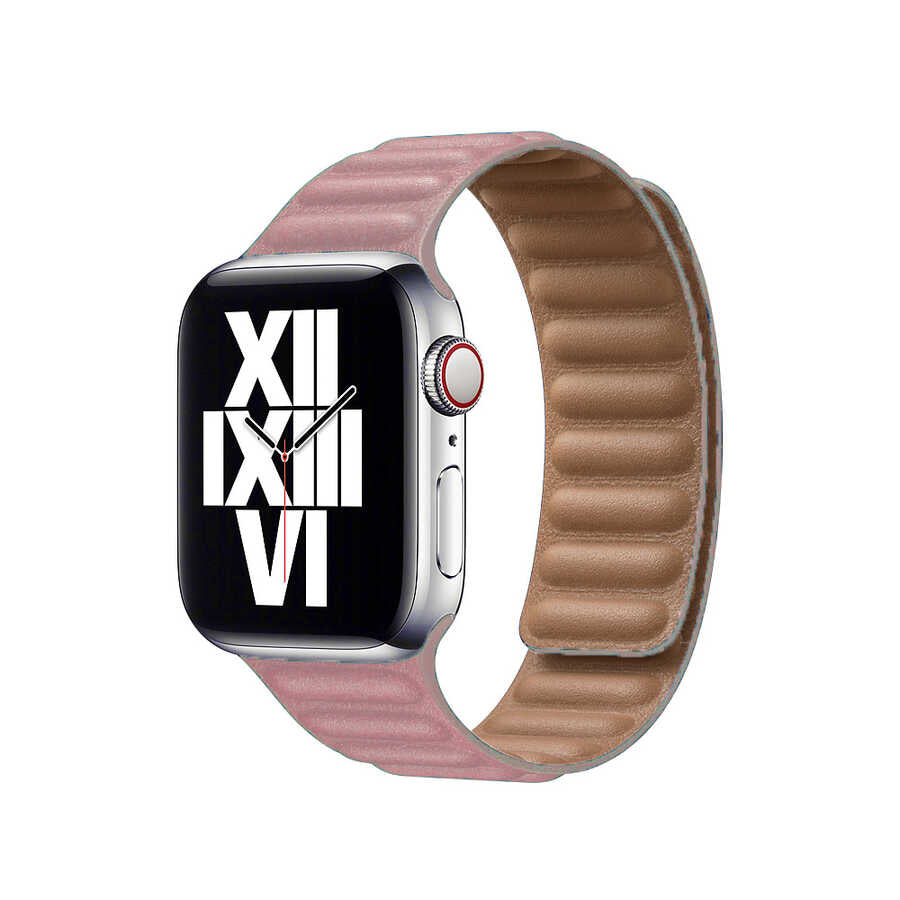 Apple Watch Ultra 49mm Kordon KRD-34 Deri Strap Kayış